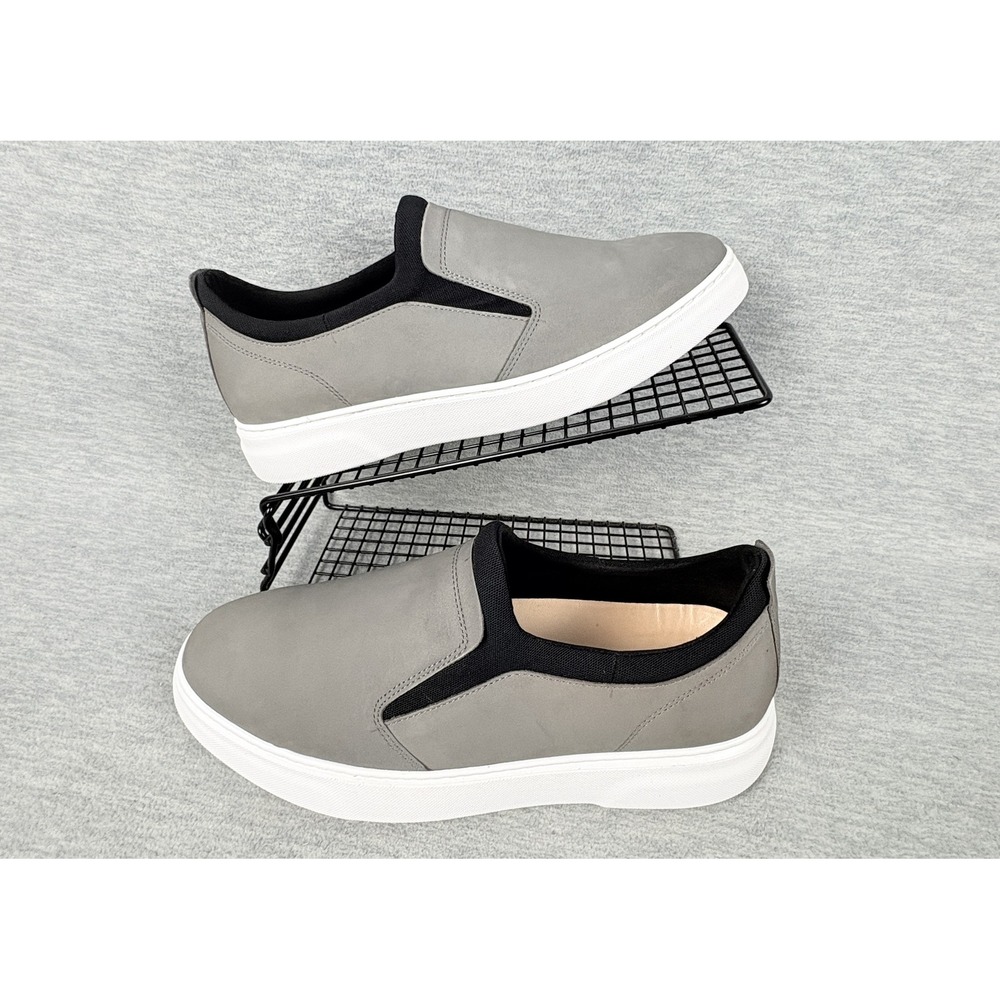 Samuel Hubbard Flight Slip-On Light Grey Nubuck Mens 10 M1620-329
